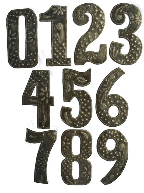 haitian metal house numbers|Metal House Numbers, Haiti Recycle Oil Drums, 7.62 .